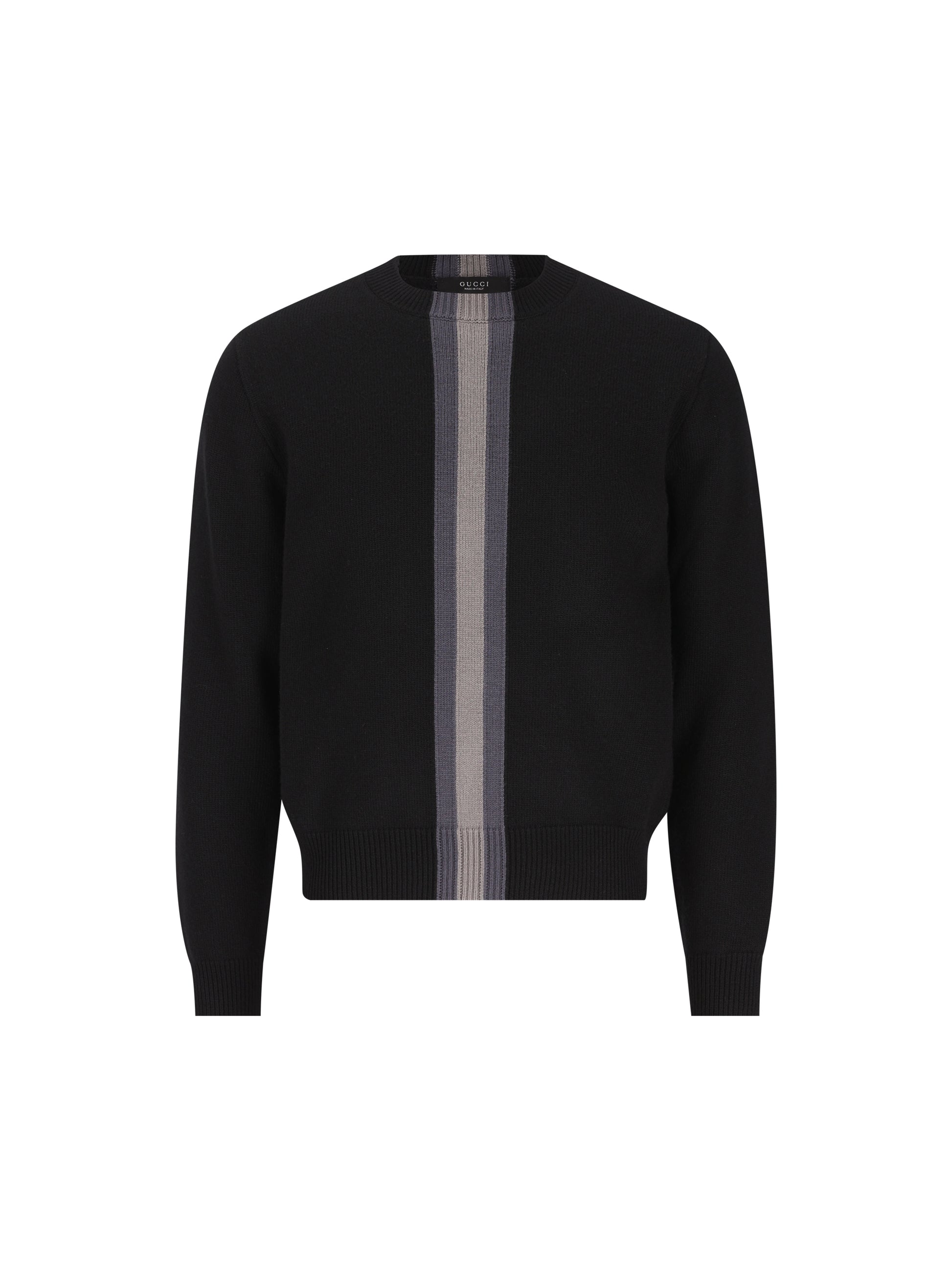 Maglione Gucci in lana con intarsio Web 864572 XKFG61062 GUCCI 