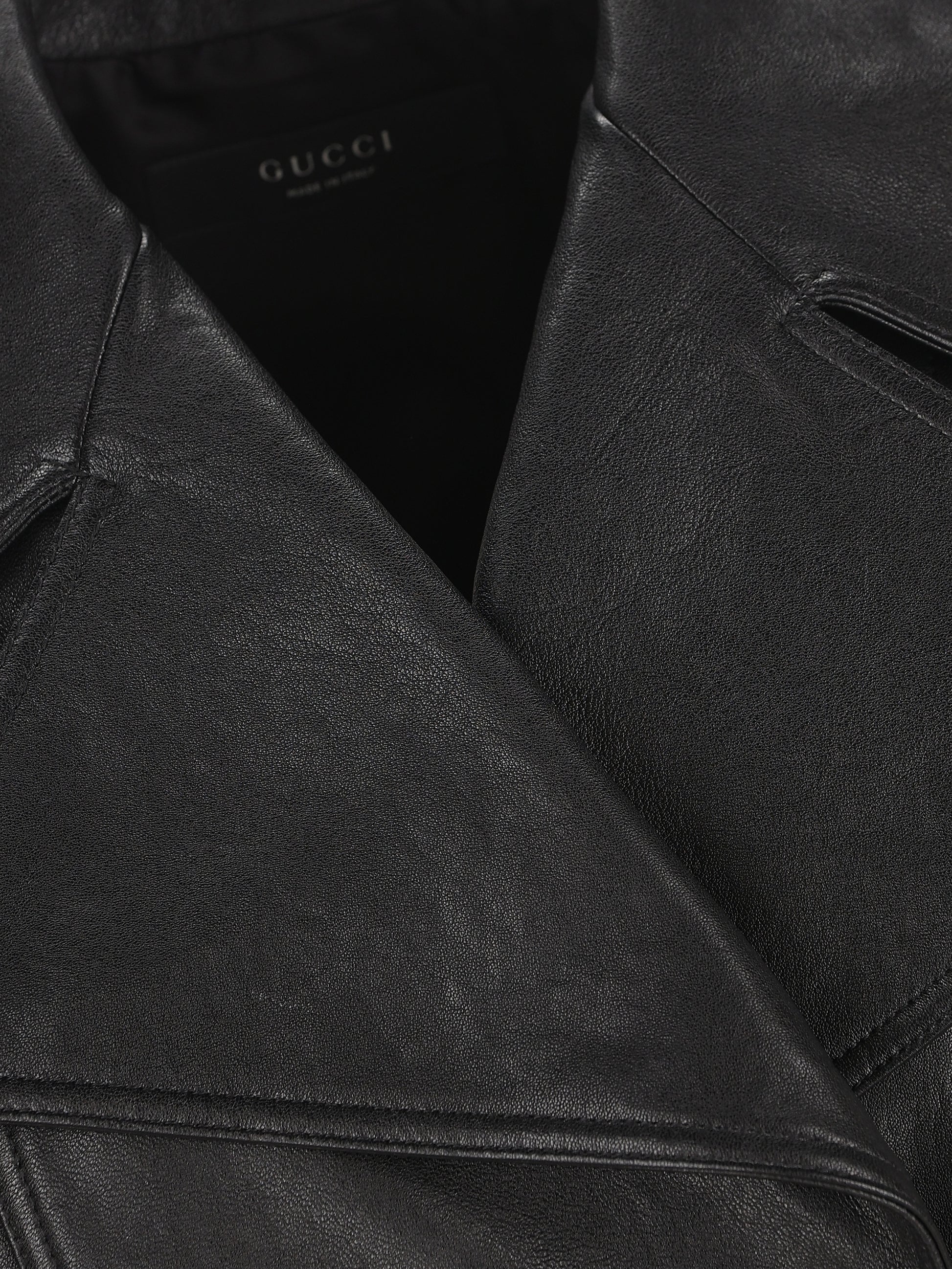 Trench in pelle. 864822 XNBC11000 GUCCI 