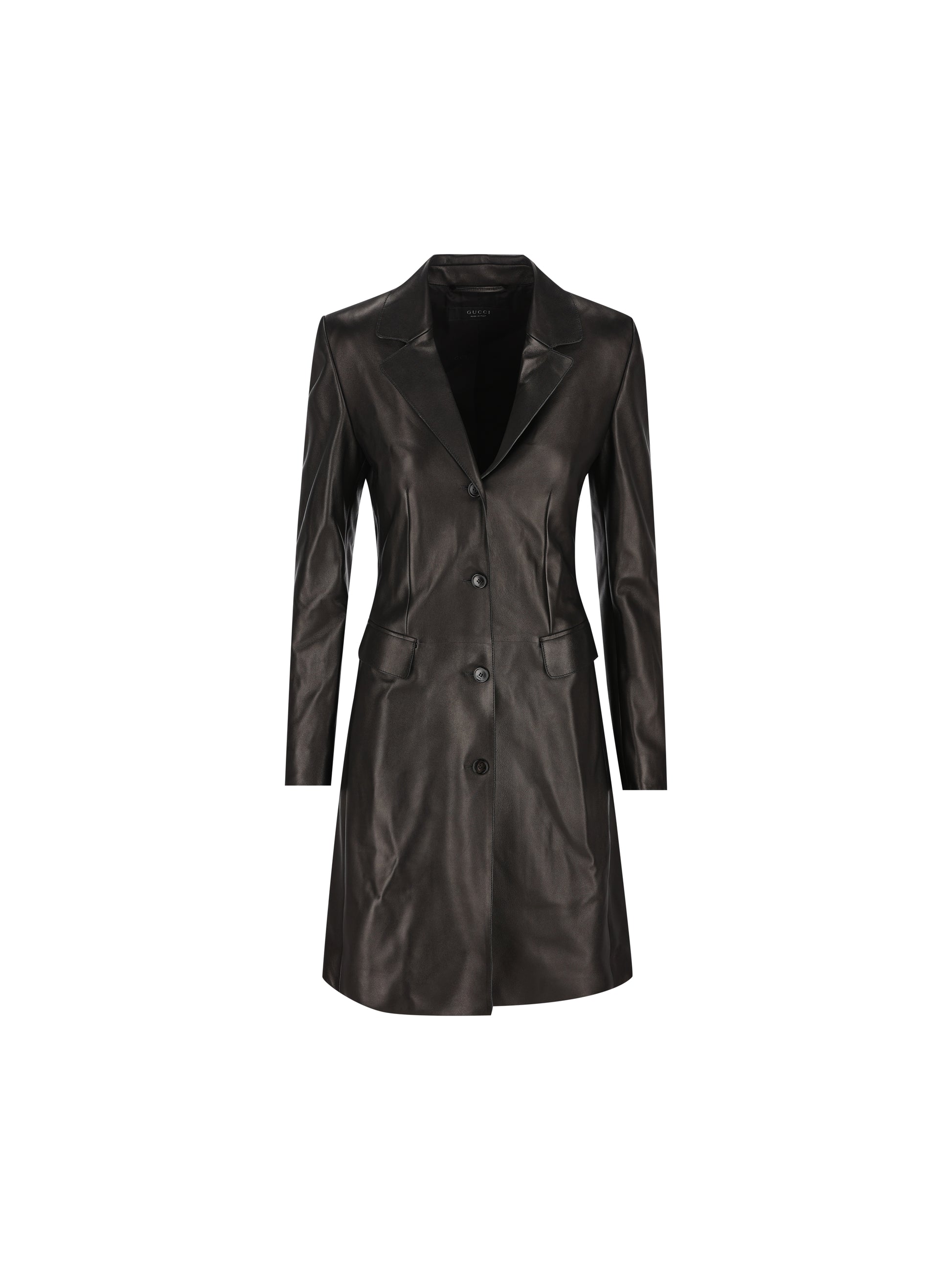 Cappotto realizzato in pelle. 869677 XNBC91000 GUCCI 