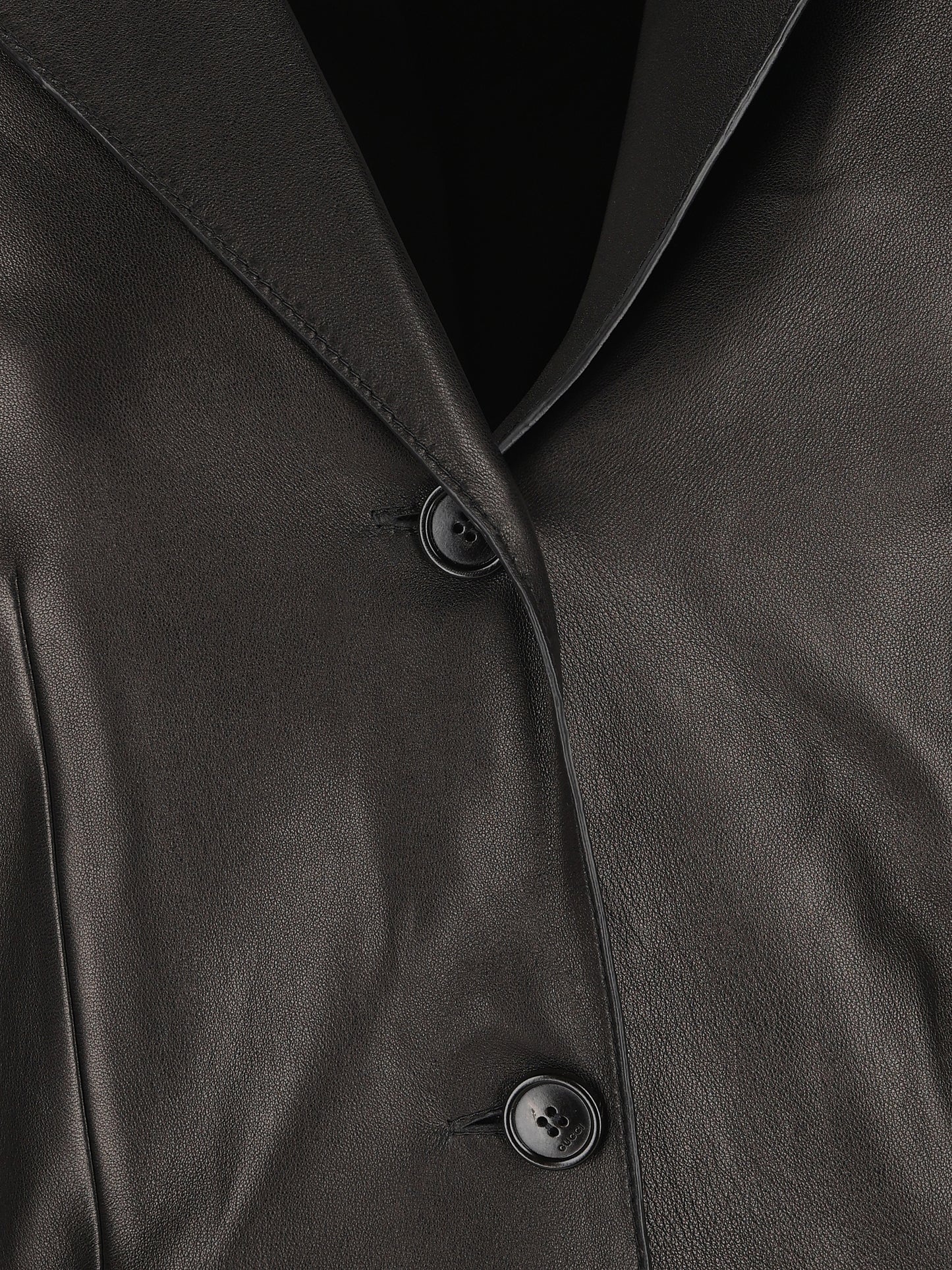 Cappotto realizzato in pelle. 869677 XNBC91000 GUCCI 