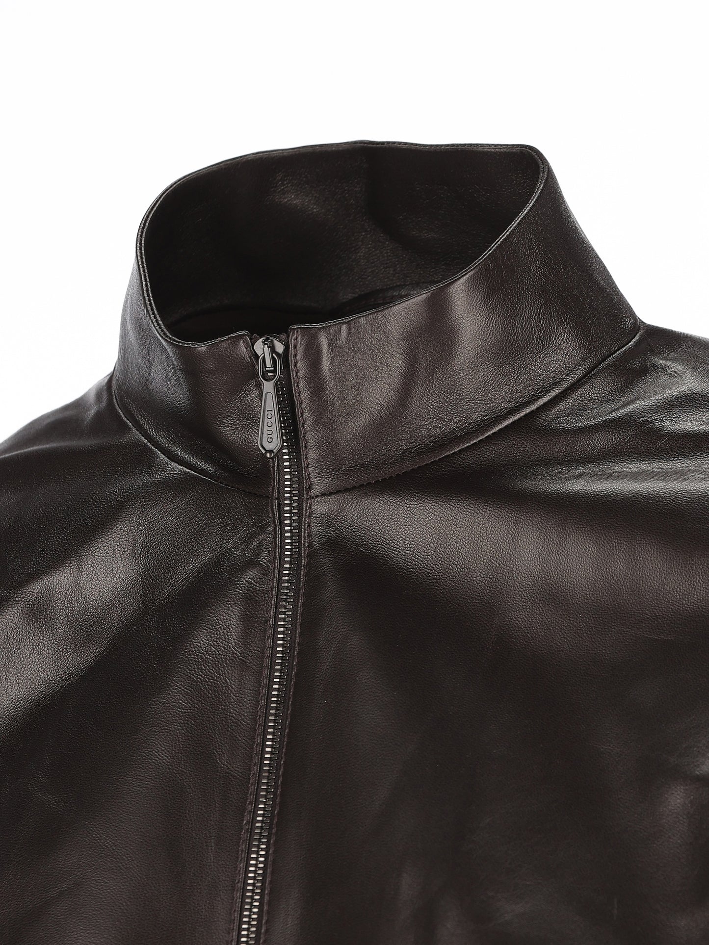 Bomber realizzato in pelle. 871997 XNBCU2040 GUCCI 