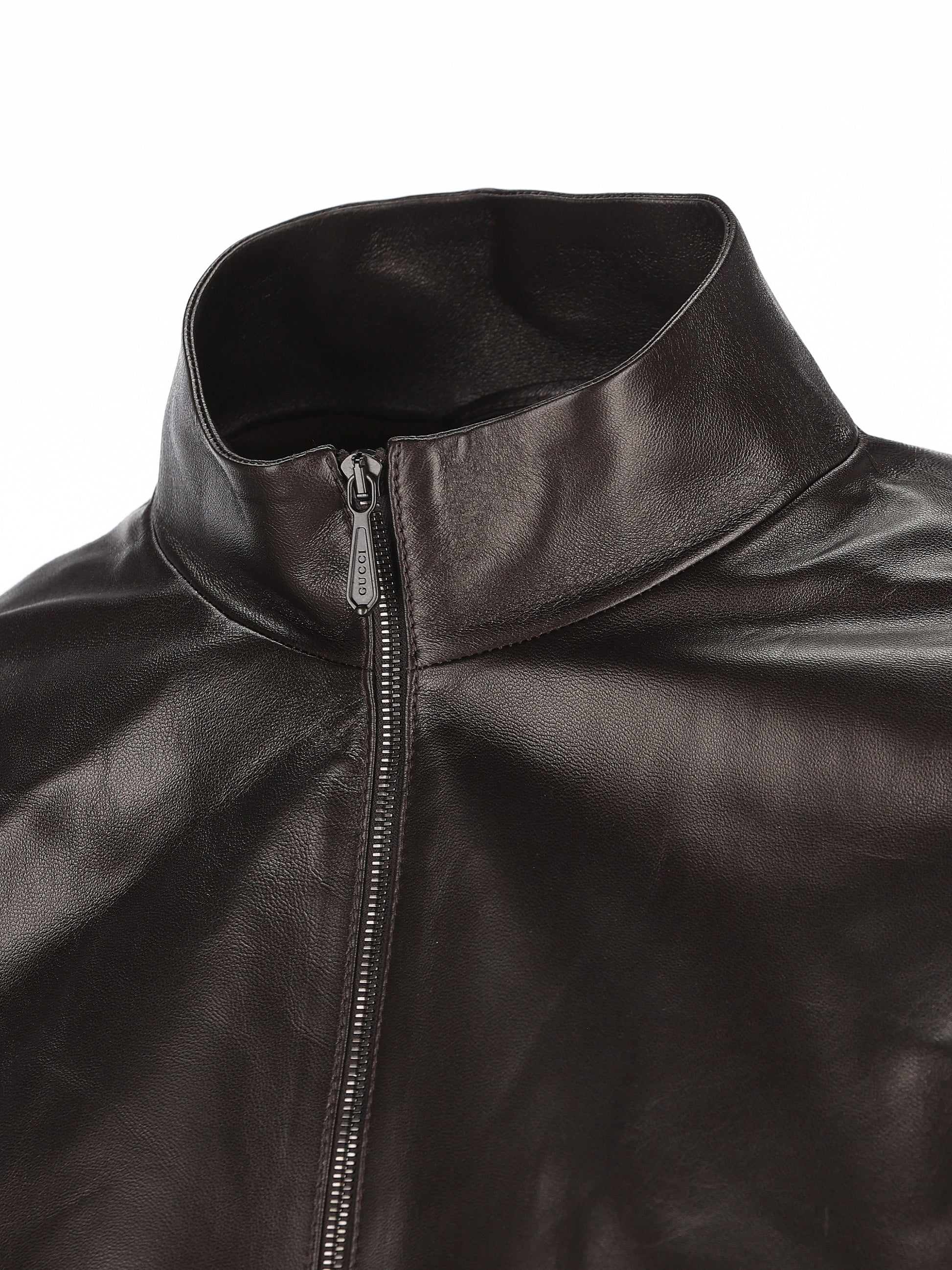 Bomber realizzato in pelle. 871997 XNBCU2040 GUCCI 
