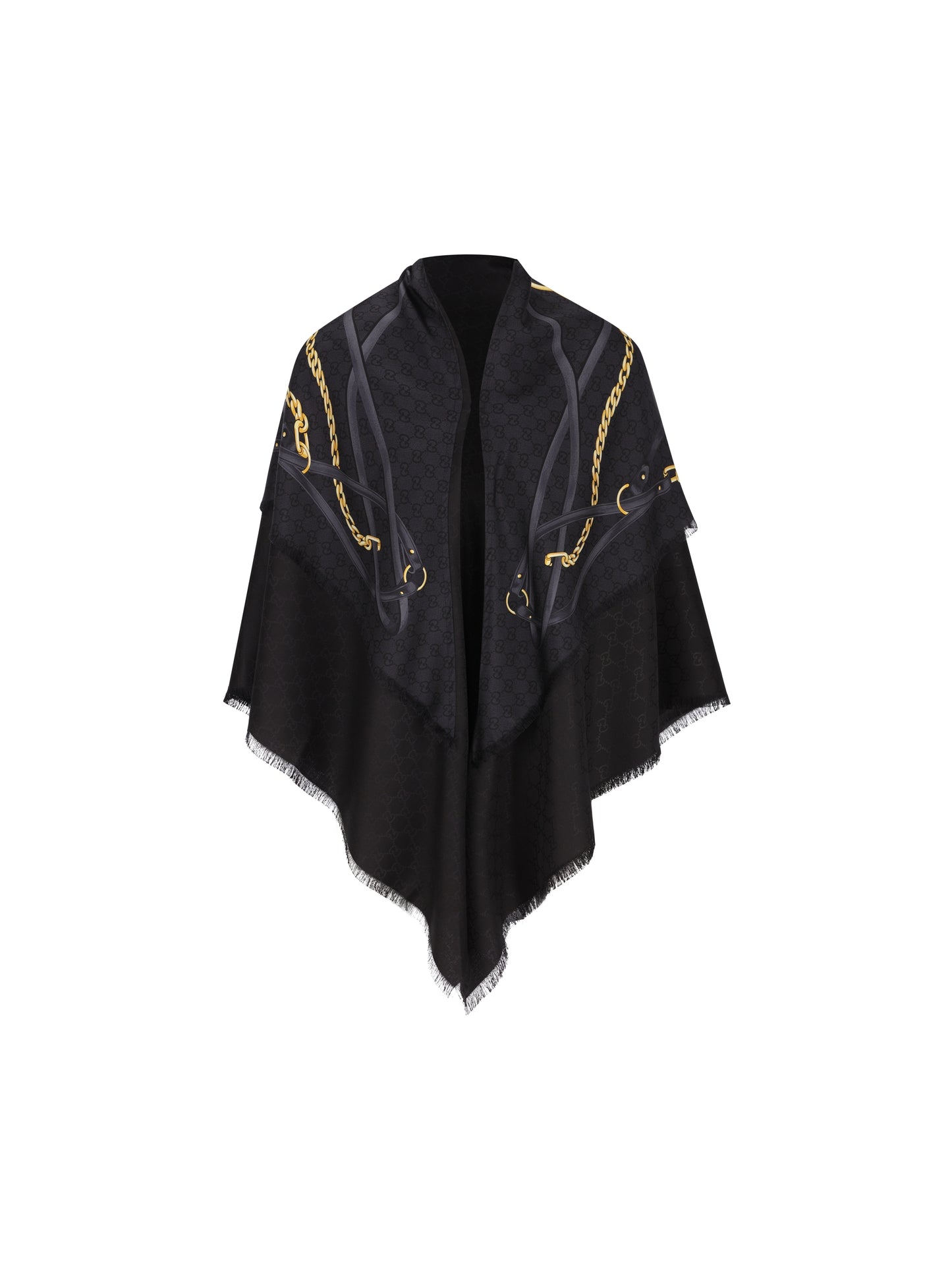 Mantella realizzata in lana e seta. 873748 3GAQ11063 GUCCI 