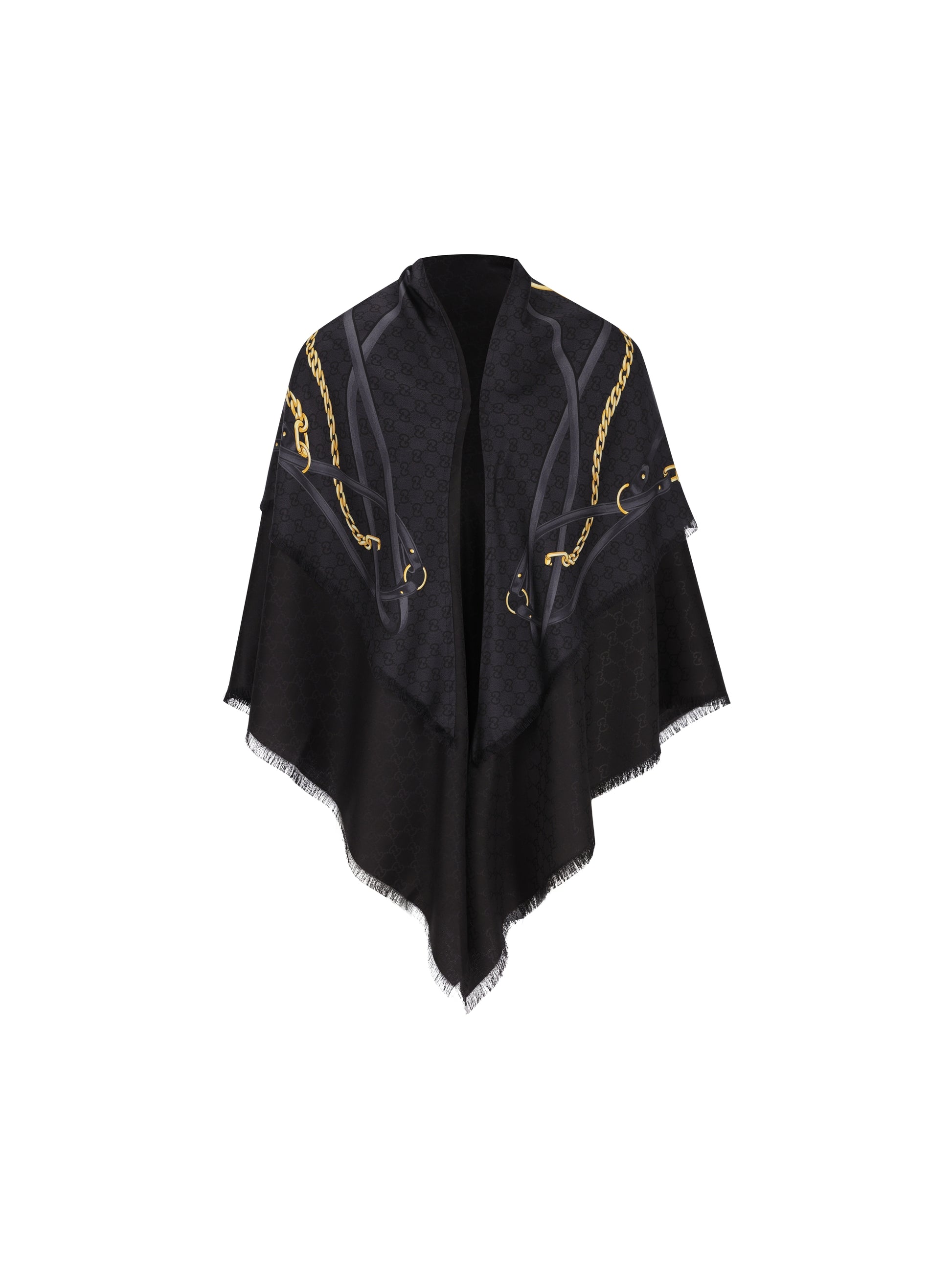 Mantella realizzata in lana e seta. 873748 3GAQ11063 GUCCI 