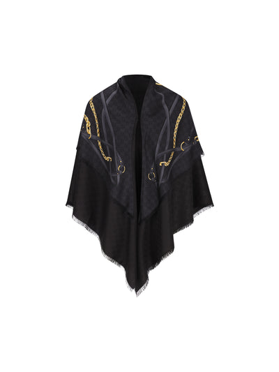 Mantella realizzata in lana e seta. 873748 3GAQ11063 GUCCI 