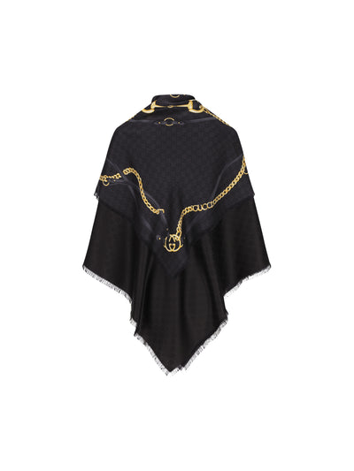 Mantella realizzata in lana e seta. 873748 3GAQ11063 GUCCI 