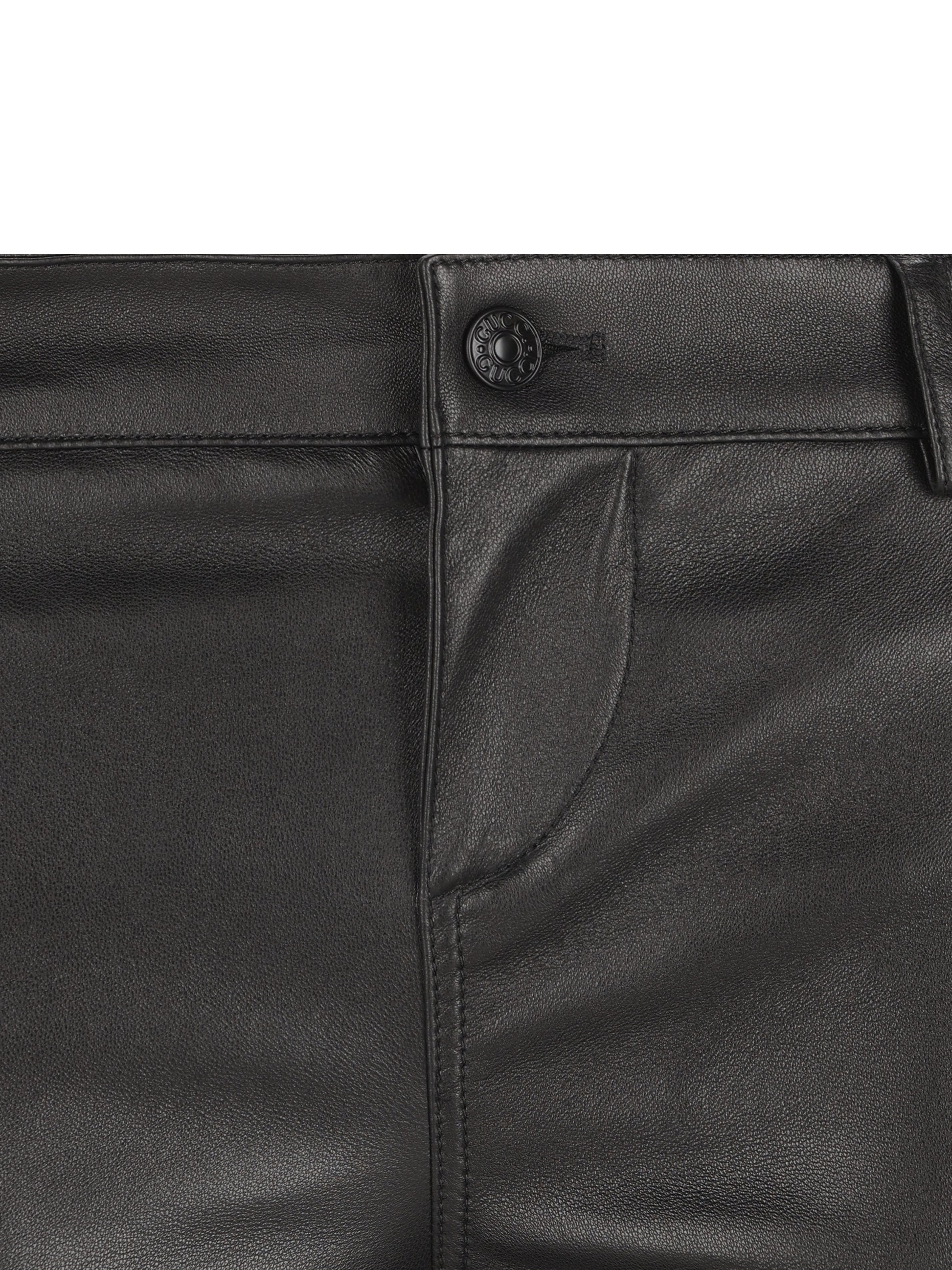 Pantalone in Pelle Leggera Stretch 874666 XNBC51000 GUCCI 