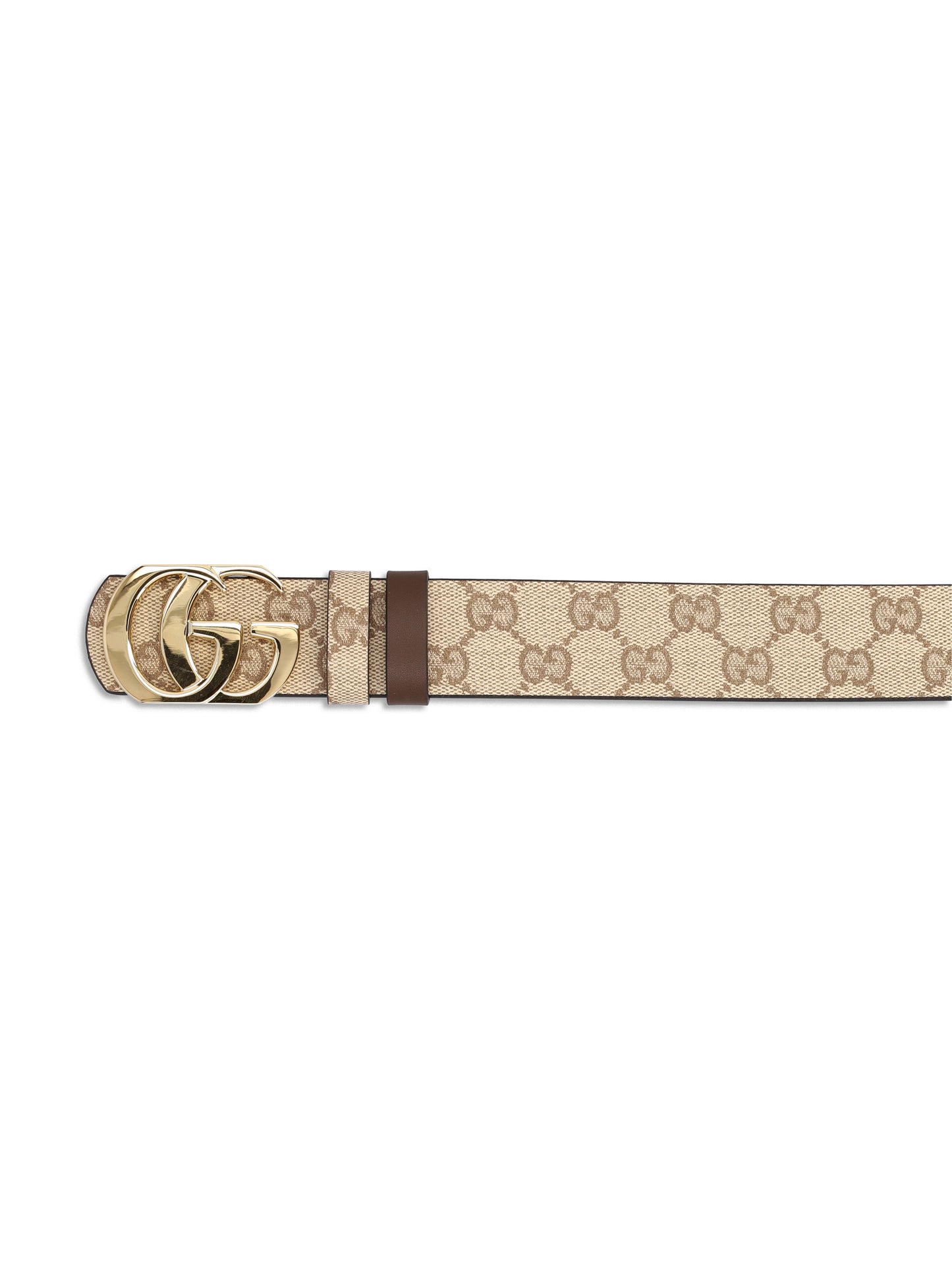 Cintura in tessuto e pelle. 874723 AAGRK9751 GUCCI 