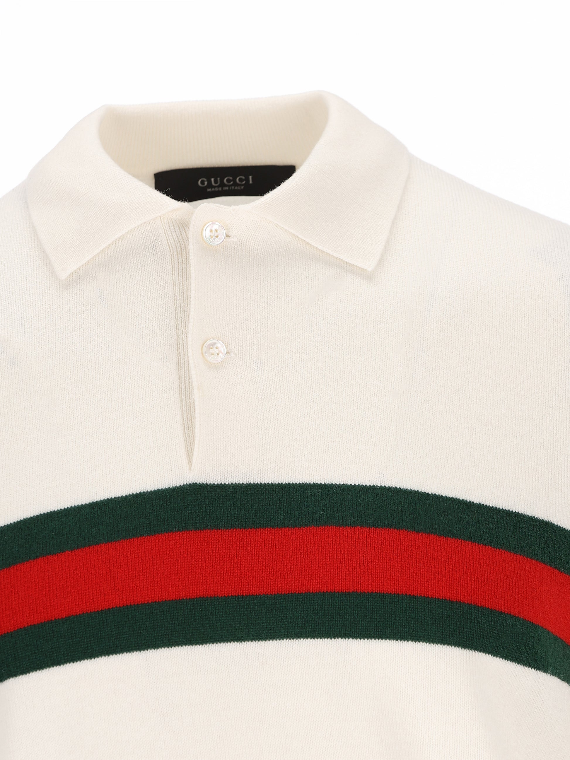 Polo realizzata in cashmere. 875162 XKFPA9035 GUCCI 