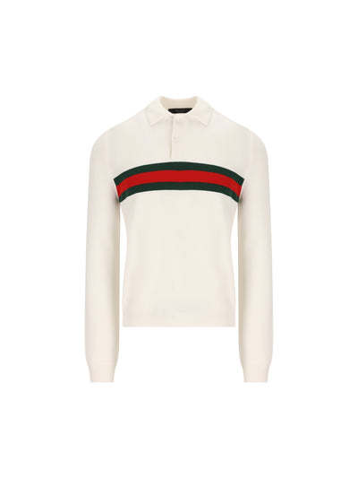 Polo realizzata in cashmere. 875162 XKFPA9035 GUCCI 