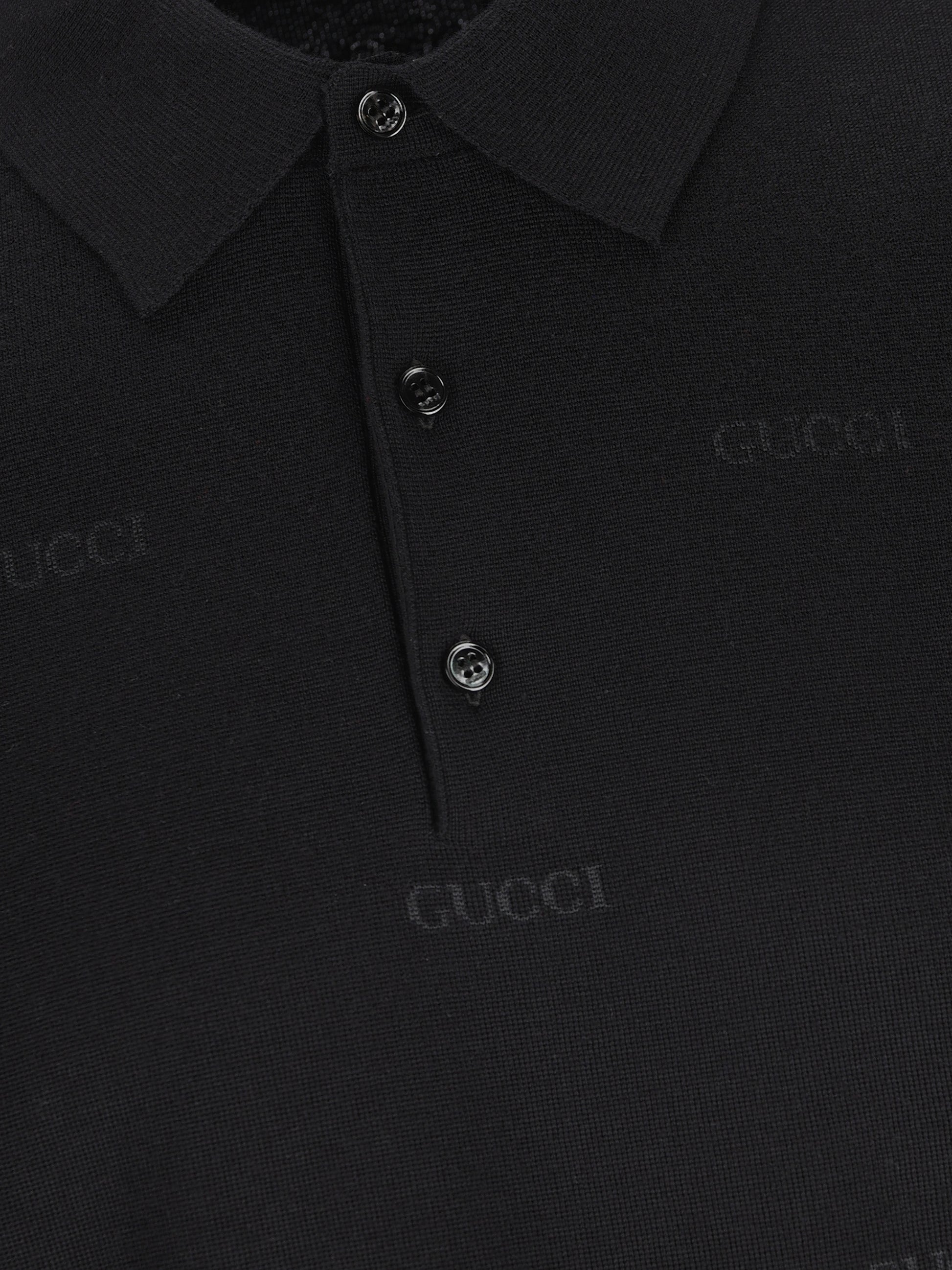 Polo realizzata in lana e seta. 875492 XKFPE1043 GUCCI 