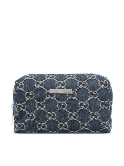 Porta cosmetici realizzato in denim. 875801 FAF6E4039 GUCCI 