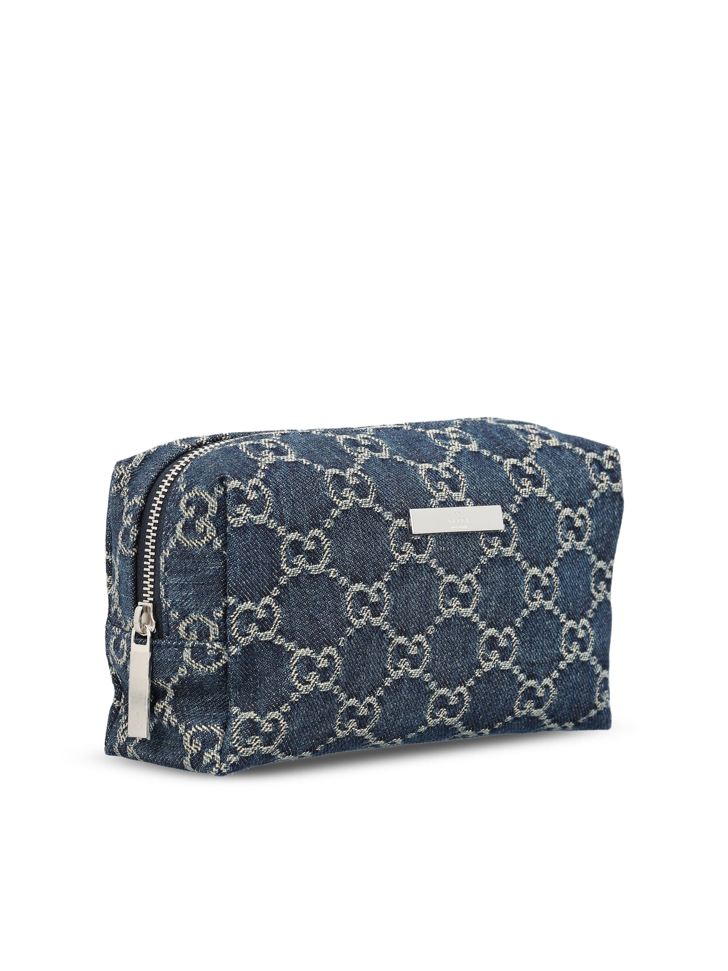 Porta cosmetici realizzato in denim. 875801 FAF6E4039 GUCCI 