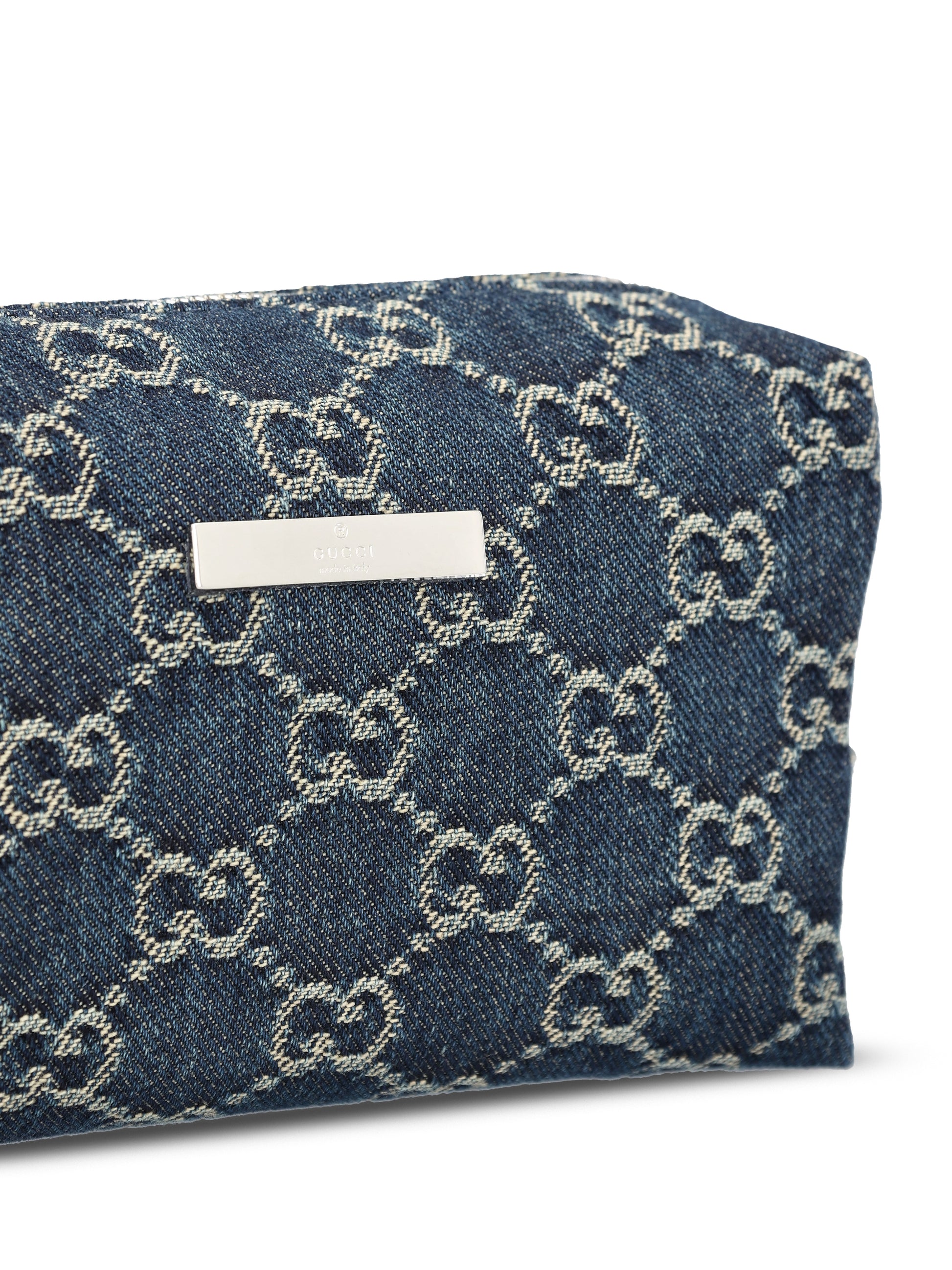 Porta cosmetici realizzato in denim. 875801 FAF6E4039 GUCCI 