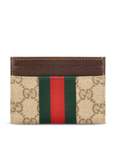 Portacarte realizzato in tessuto. 876043 FAF8R8547 GUCCI 