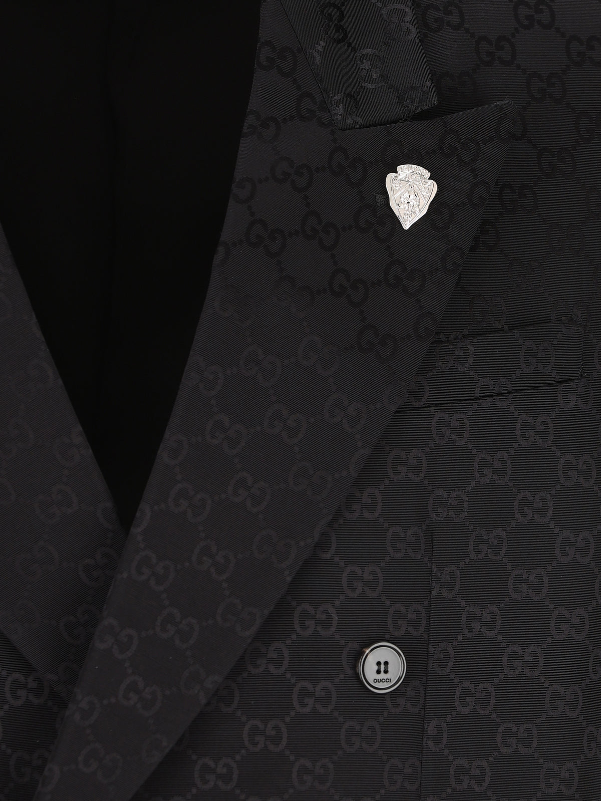 Giacca in cotone e viscosa. 876646 ZAHMD1000 GUCCI 
