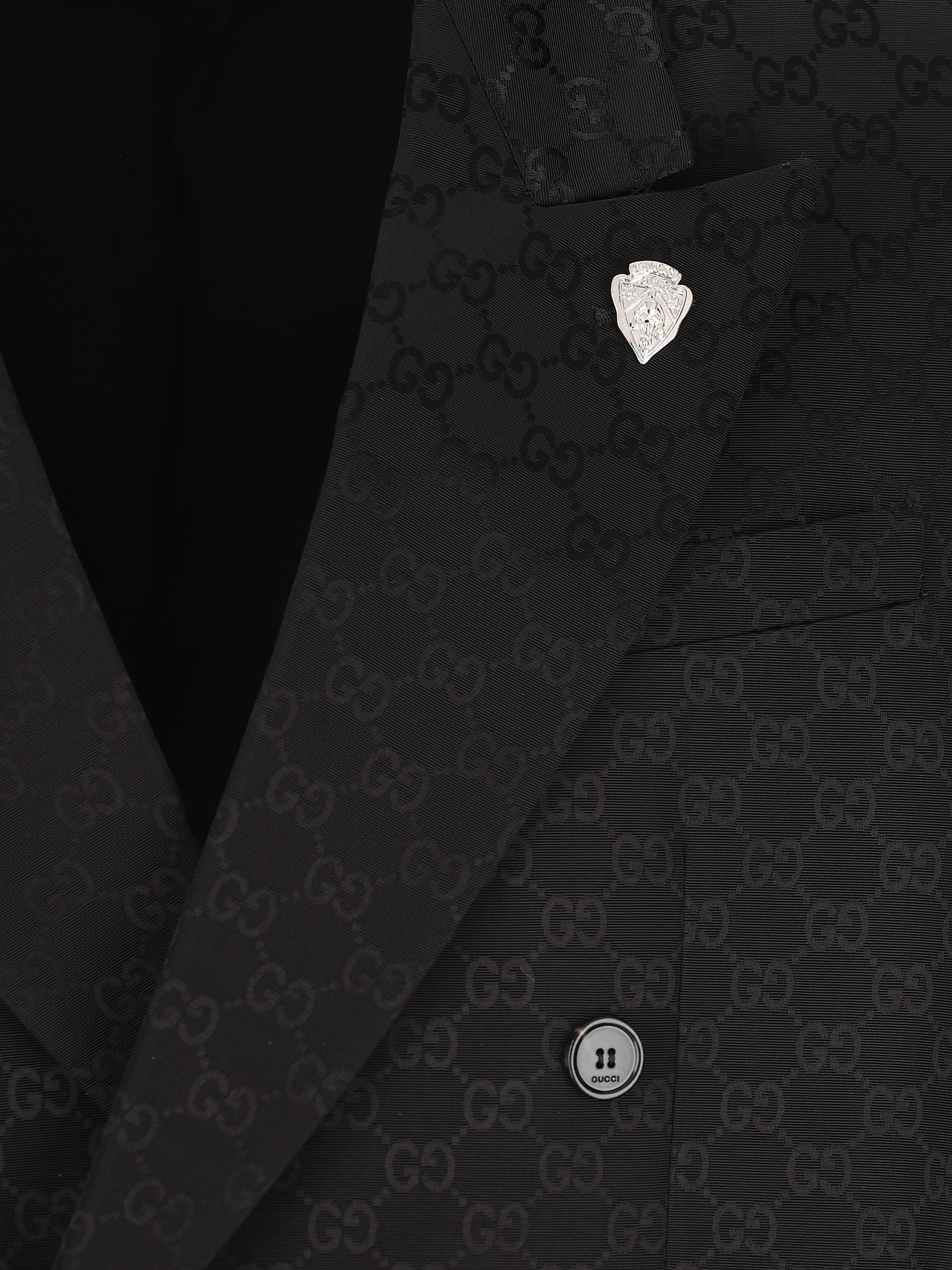 Giacca in cotone e viscosa. 876646 ZAHMD1000 GUCCI 