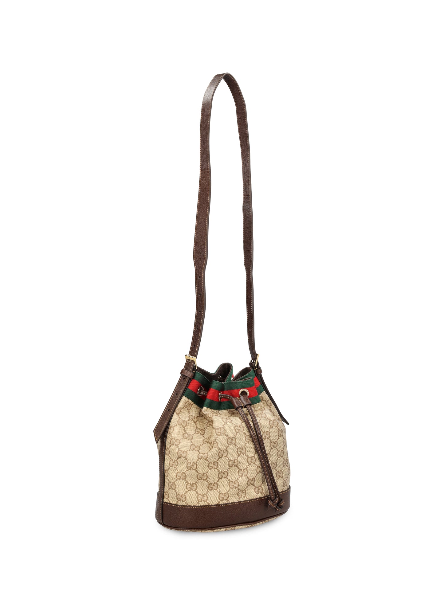 Mini borsa a secchiello in tessuto. A002GW FAF798547 GUCCI 