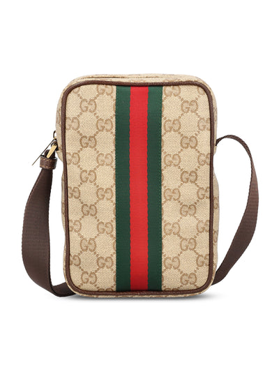 Borsa realizzata in tessuto e pelle. A002SJ FAF9S9646 GUCCI 