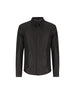 Camicia slim in seta e cotone nero con ricamo Incrocio GG A0041C XDDBI1000 GUCCI 