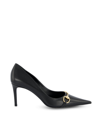 Gucci Décolleté Donna con Morsetto in pelle nera A0068H 0IC001000 GUCCI 