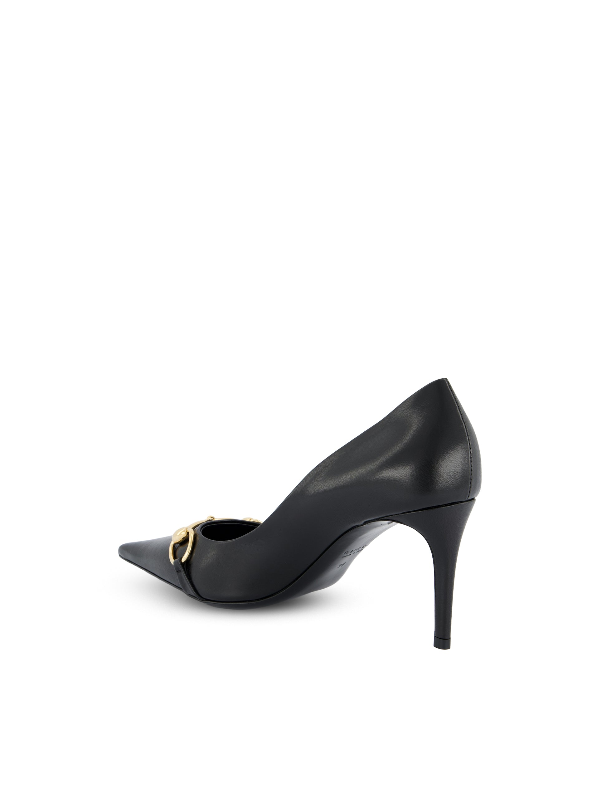 Gucci Décolleté Donna con Morsetto in pelle nera A0068H 0IC001000 GUCCI 