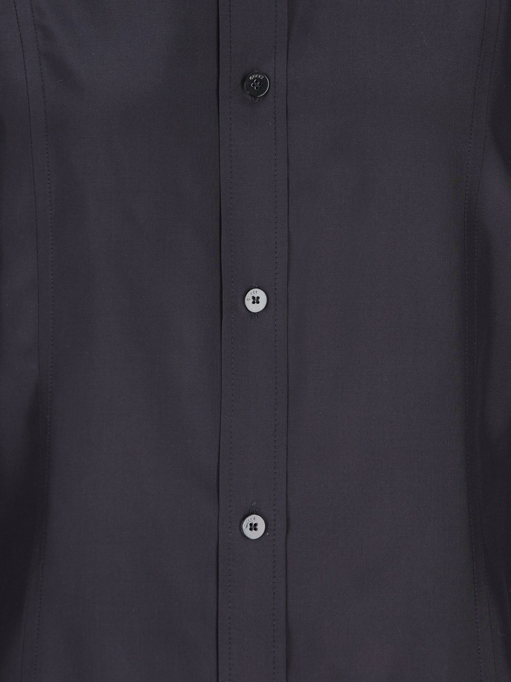 Camicia in popeline di seta A007YM ZAVRW4440 GUCCI 