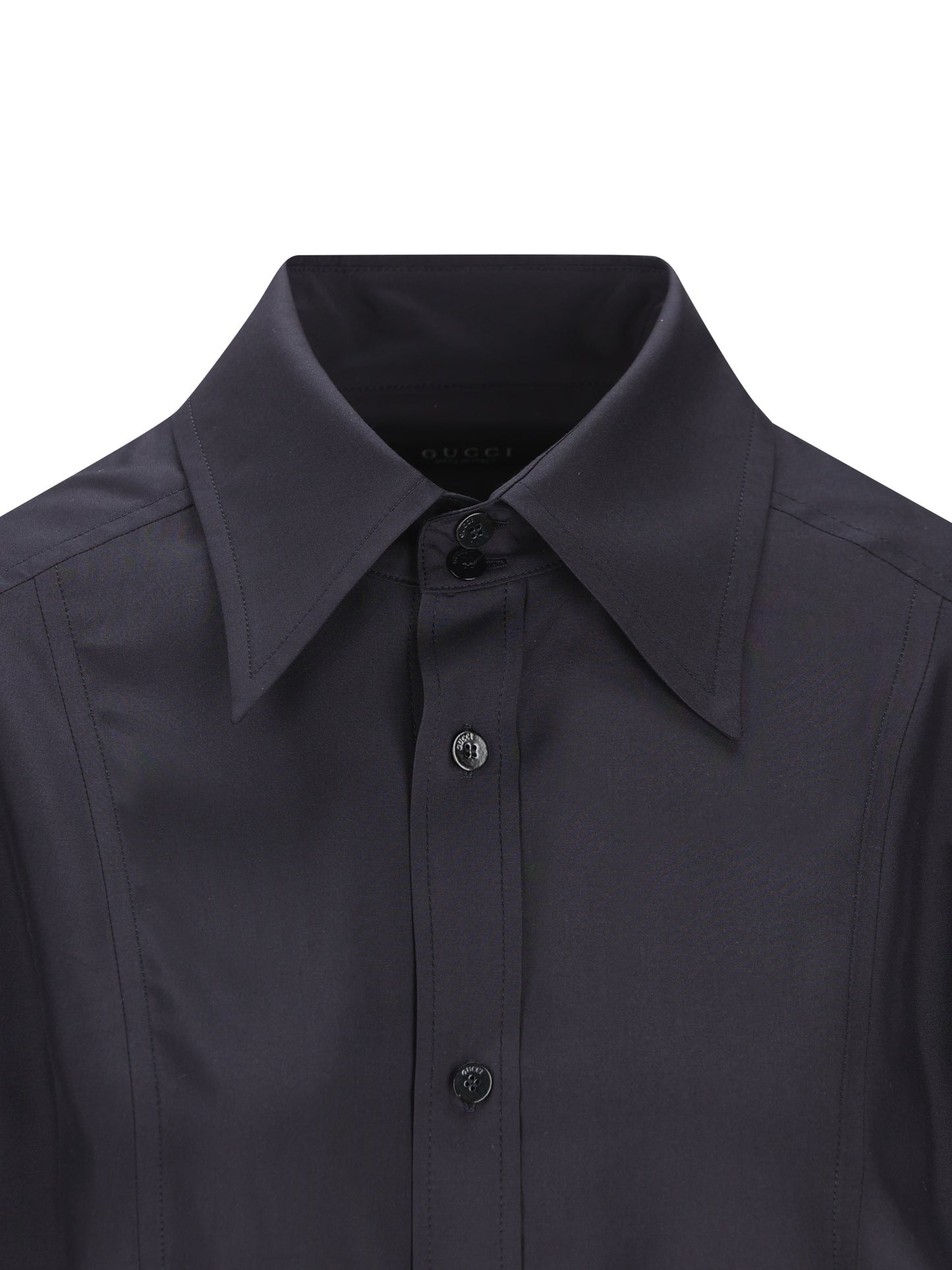 Camicia in popeline di seta A007YM ZAVRW4440 GUCCI 