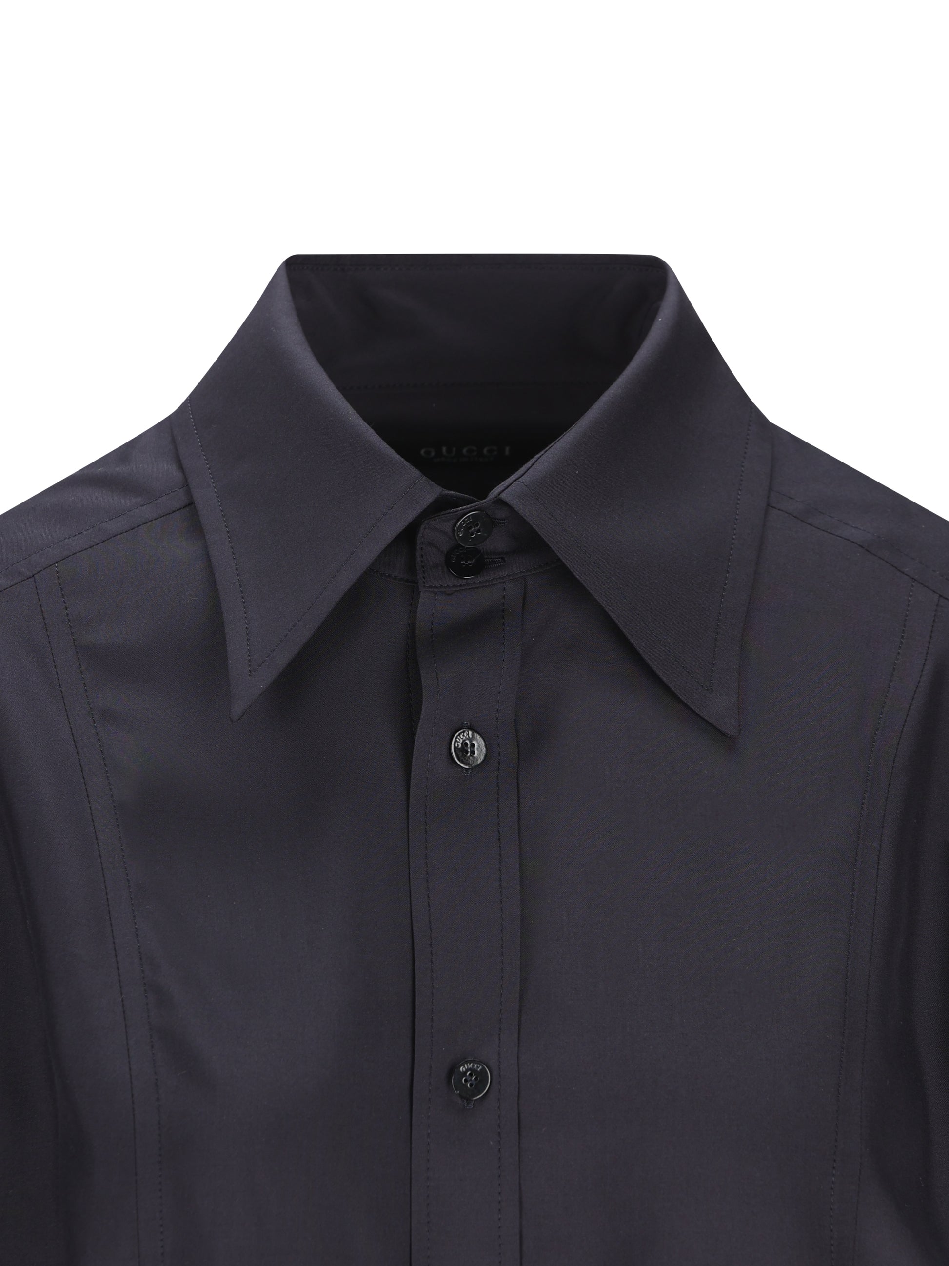 Camicia in popeline di seta A007YM ZAVRW4440 GUCCI 