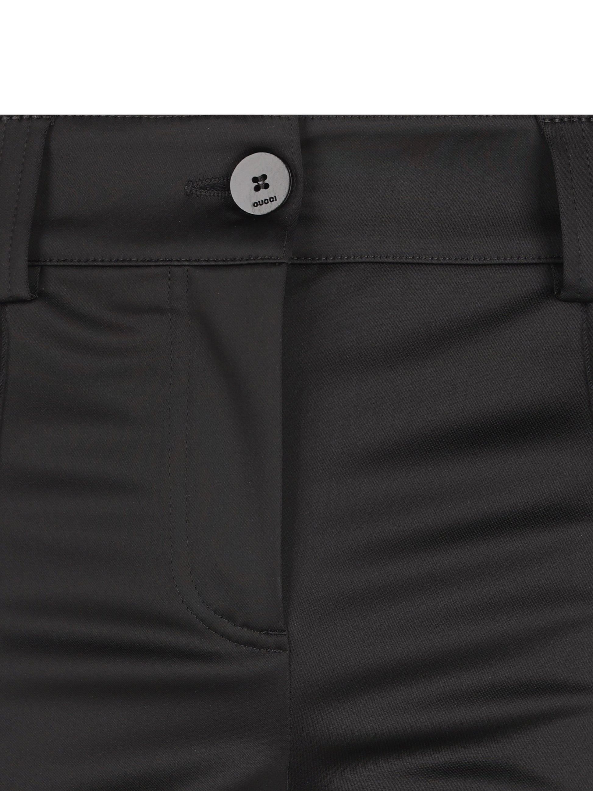 Pantaloni realizzati in duchesse di acetato stretch A007ZI ZAU8O1000 GUCCI 