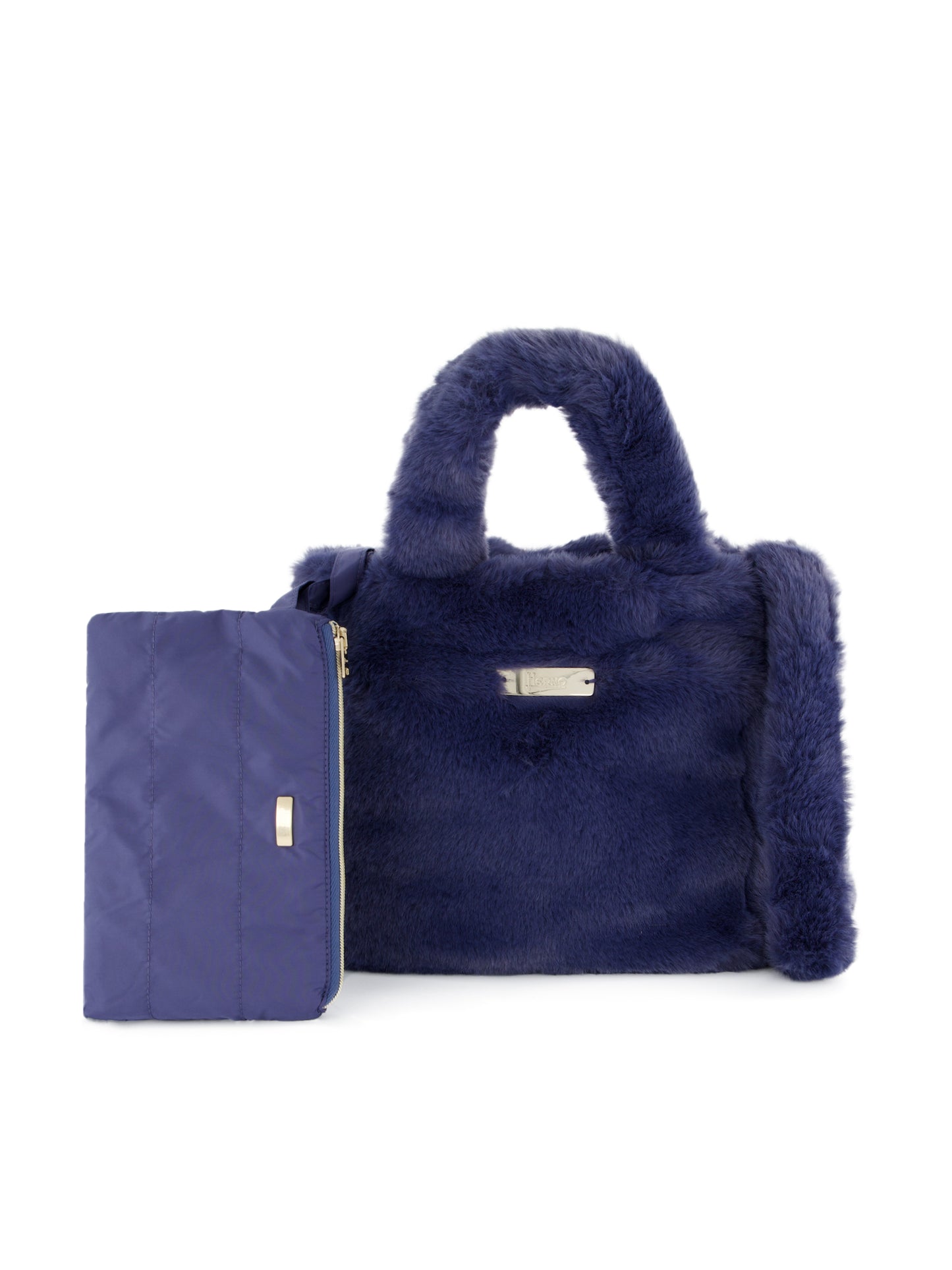 Borsa realizzata in pelliccia sintetica. BAG00012D 124229244 HERNO 