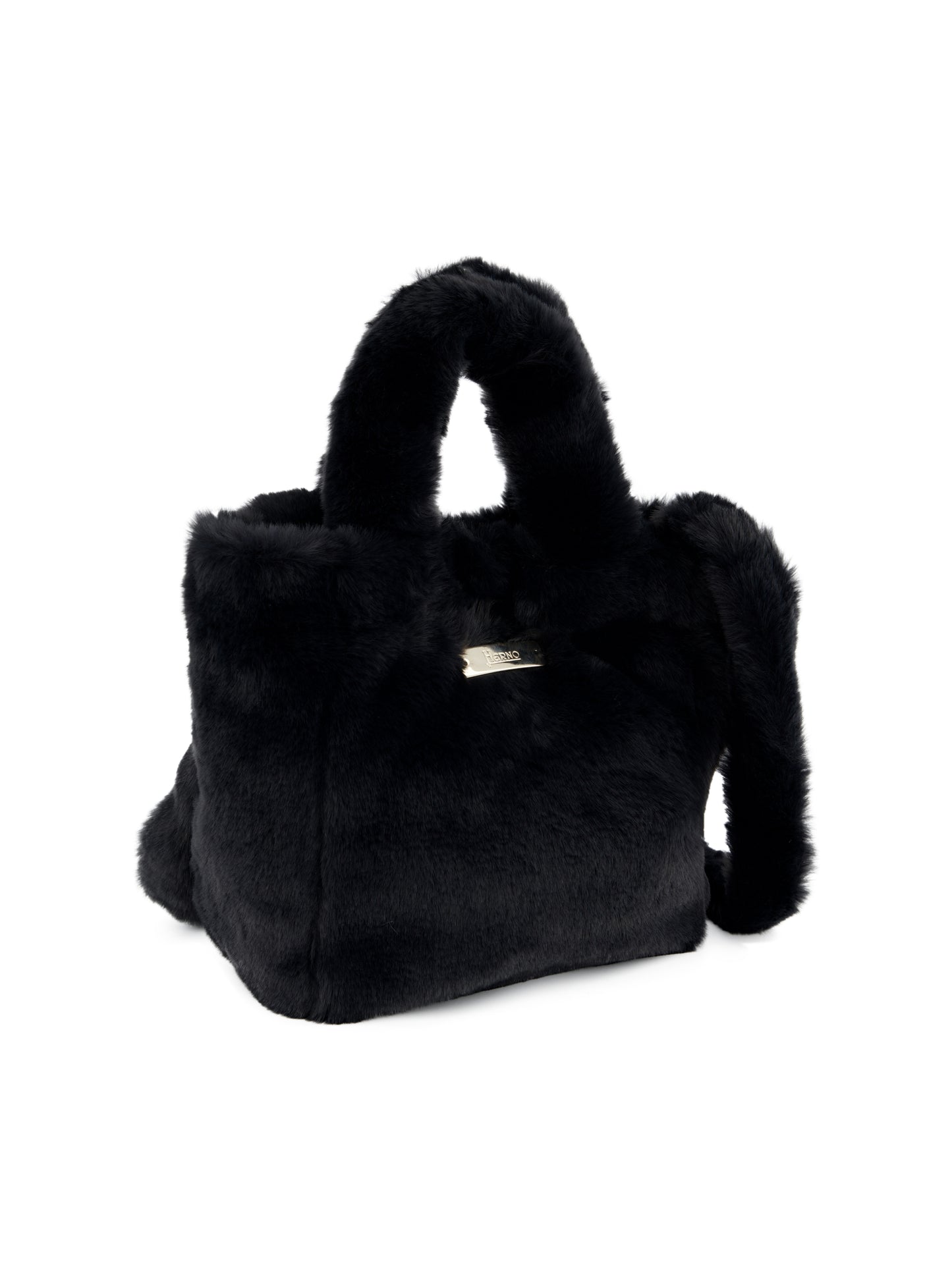 Borsa realizzata in pelliccia sintetica. BAG00012D 124229300 HERNO 