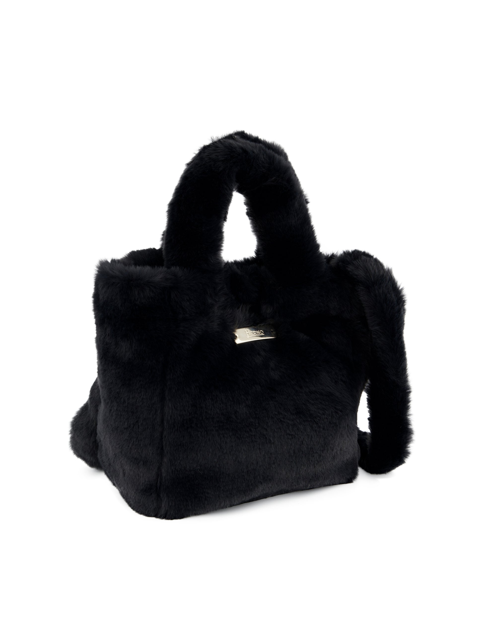 Borsa realizzata in pelliccia sintetica. BAG00012D 124229300 HERNO 