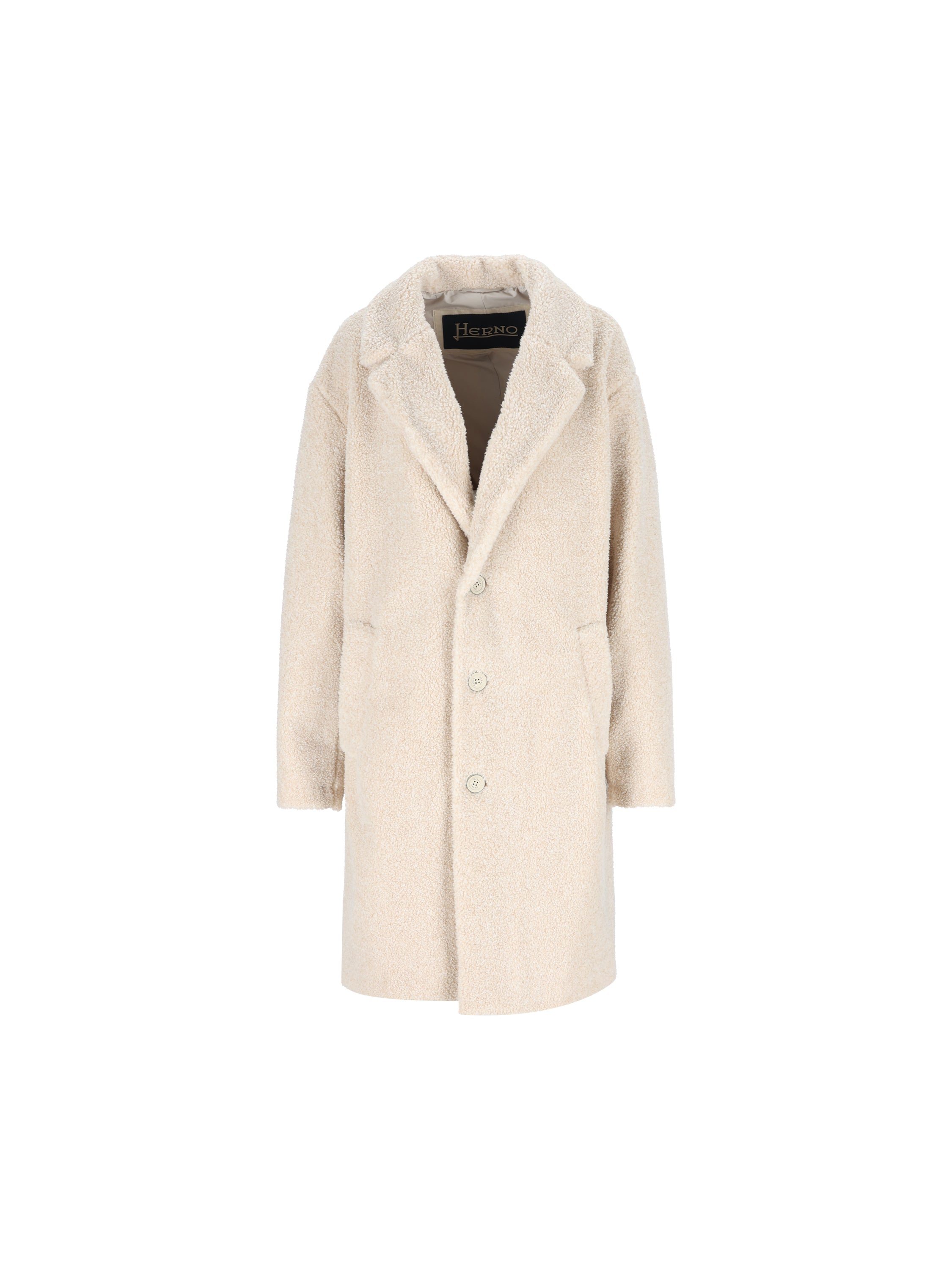 Cappotto in tessuto effetto orsetto. CA000206U 127351983 HERNO 