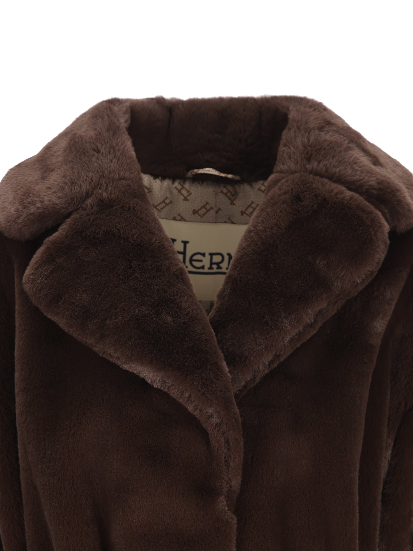 Cappotto in Simil Pelliccia Effetto Castoro CA000586D 124228895 HERNO 