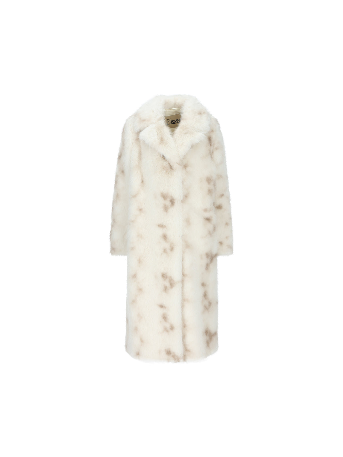 Cappotto realizzato in pelliccia effetto lince CA000624D 129201200 HERNO 
