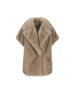 Smanicato in tessuto sintetico sostenibile con pelo lungo. GC000607D 129081985 HERNO 