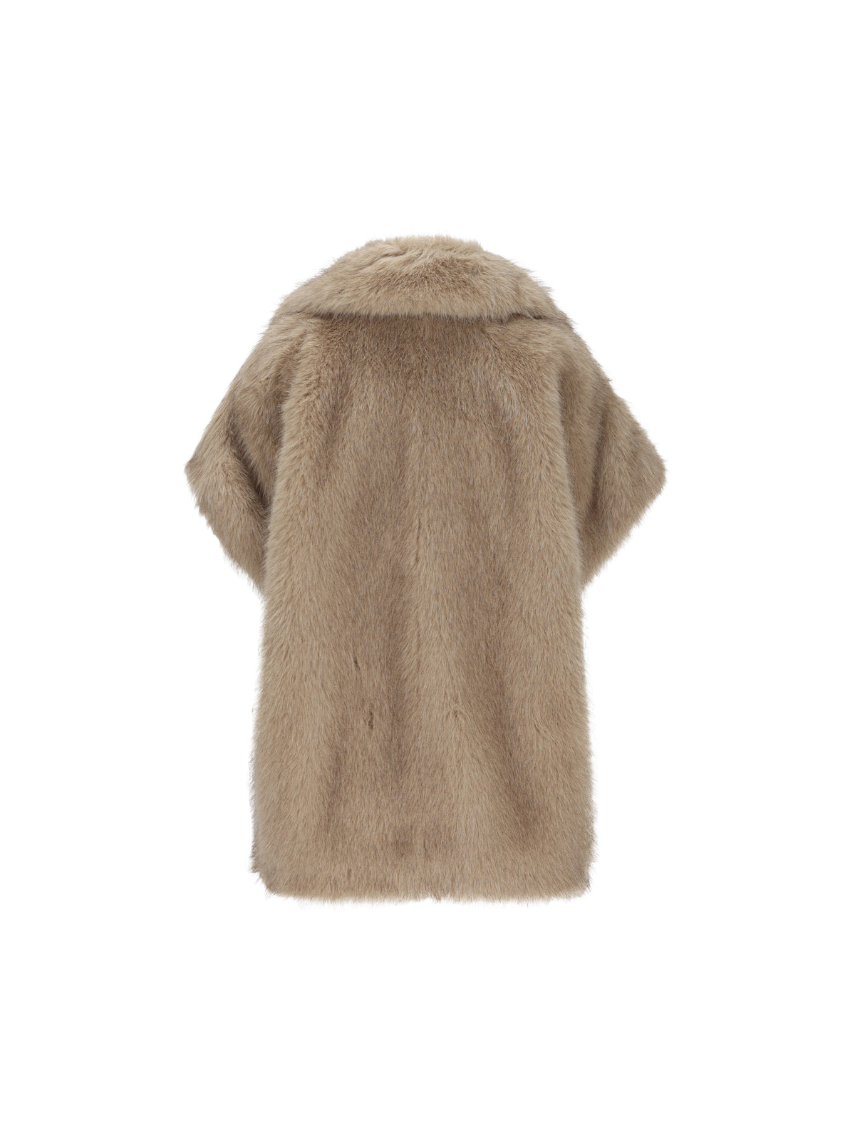 Smanicato in tessuto sintetico sostenibile con pelo lungo. GC000607D 129081985 HERNO 