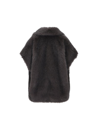 Smanicato in tessuto sintetico sostenibile con pelo lungo. GC000607D 129089487 HERNO 