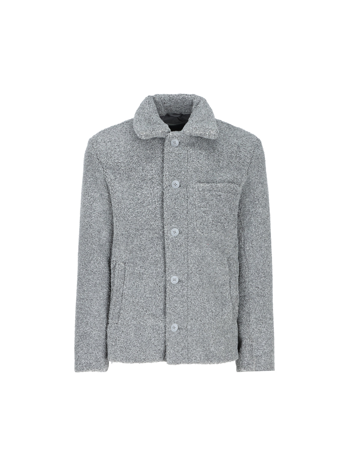 Shacket realizzata in tessuto effetto orsetto GI000686U 127359420 HERNO 
