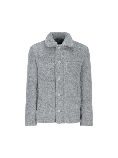 Shacket realizzata in tessuto effetto orsetto GI000686U 127359420 HERNO 