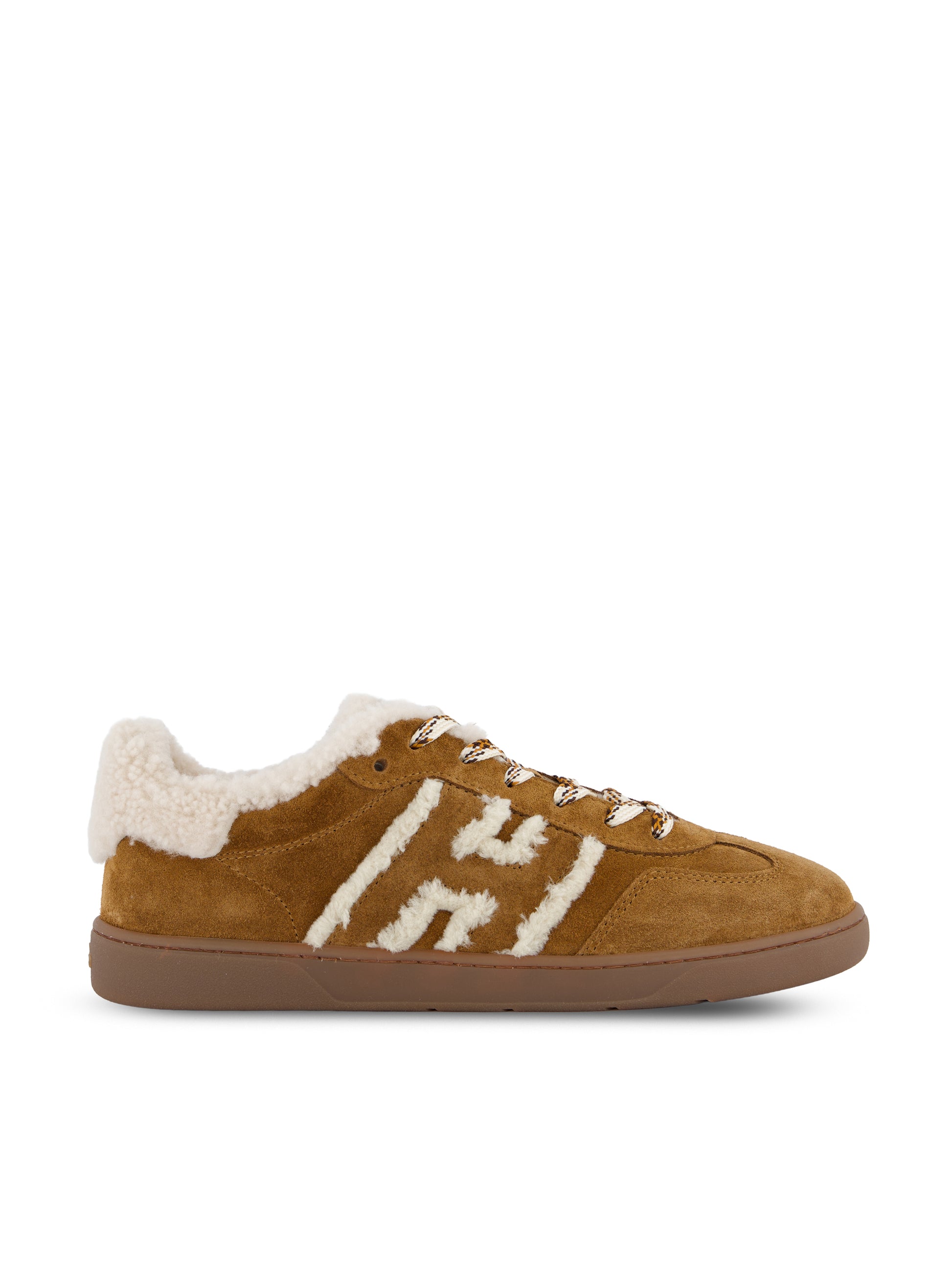 Sneakers Cool in Suede e Shearling Marrone HXW6470GI70UTB 7D99 HOGAN 