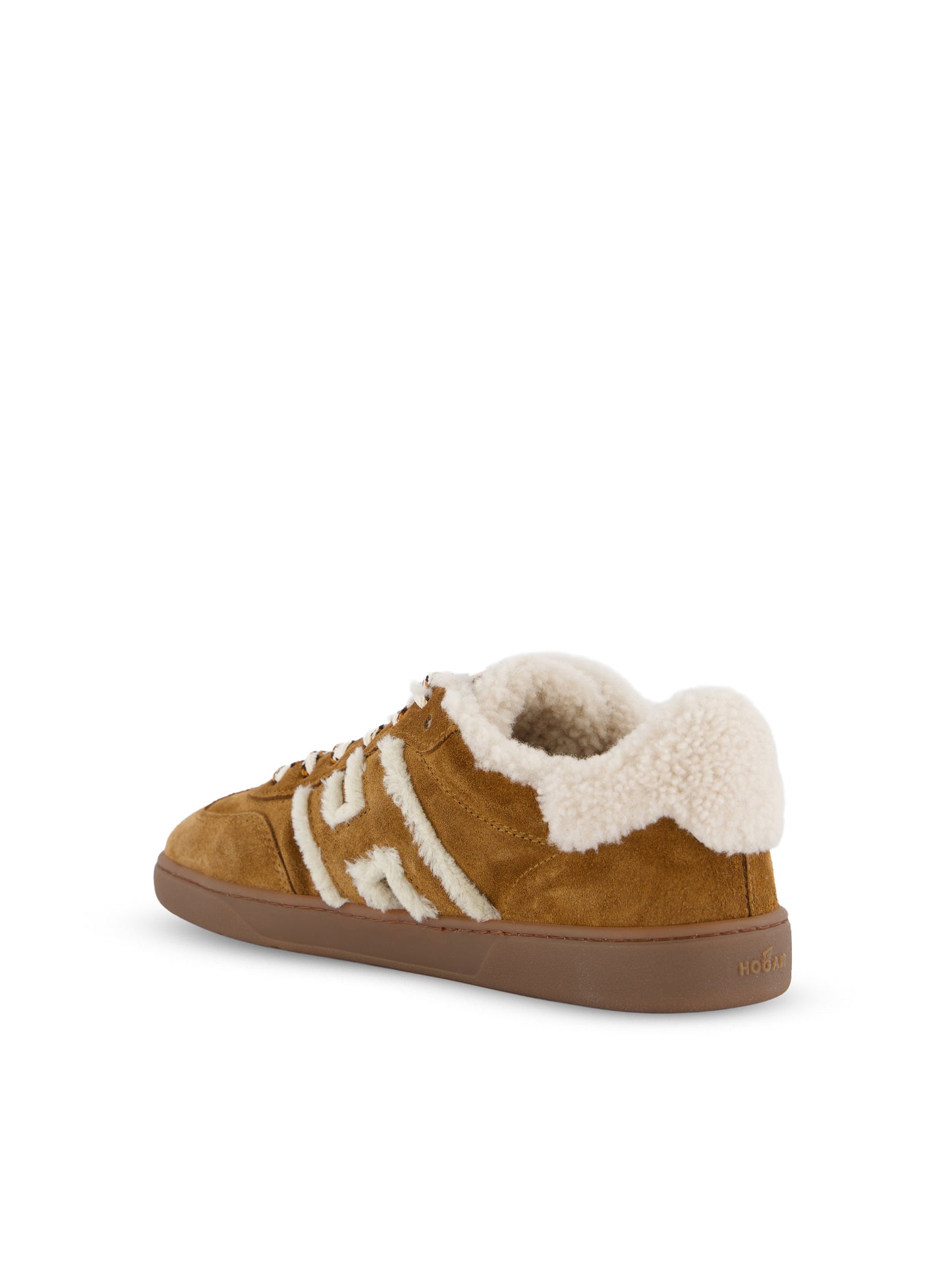 Sneakers Cool in Suede e Shearling Marrone HXW6470GI70UTB 7D99 HOGAN 