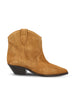 Stivali da cowboy in pelle di vitello scamosciata<BR/> 23PBO0002FA-A1A03S 50CO ISABEL MARANT 