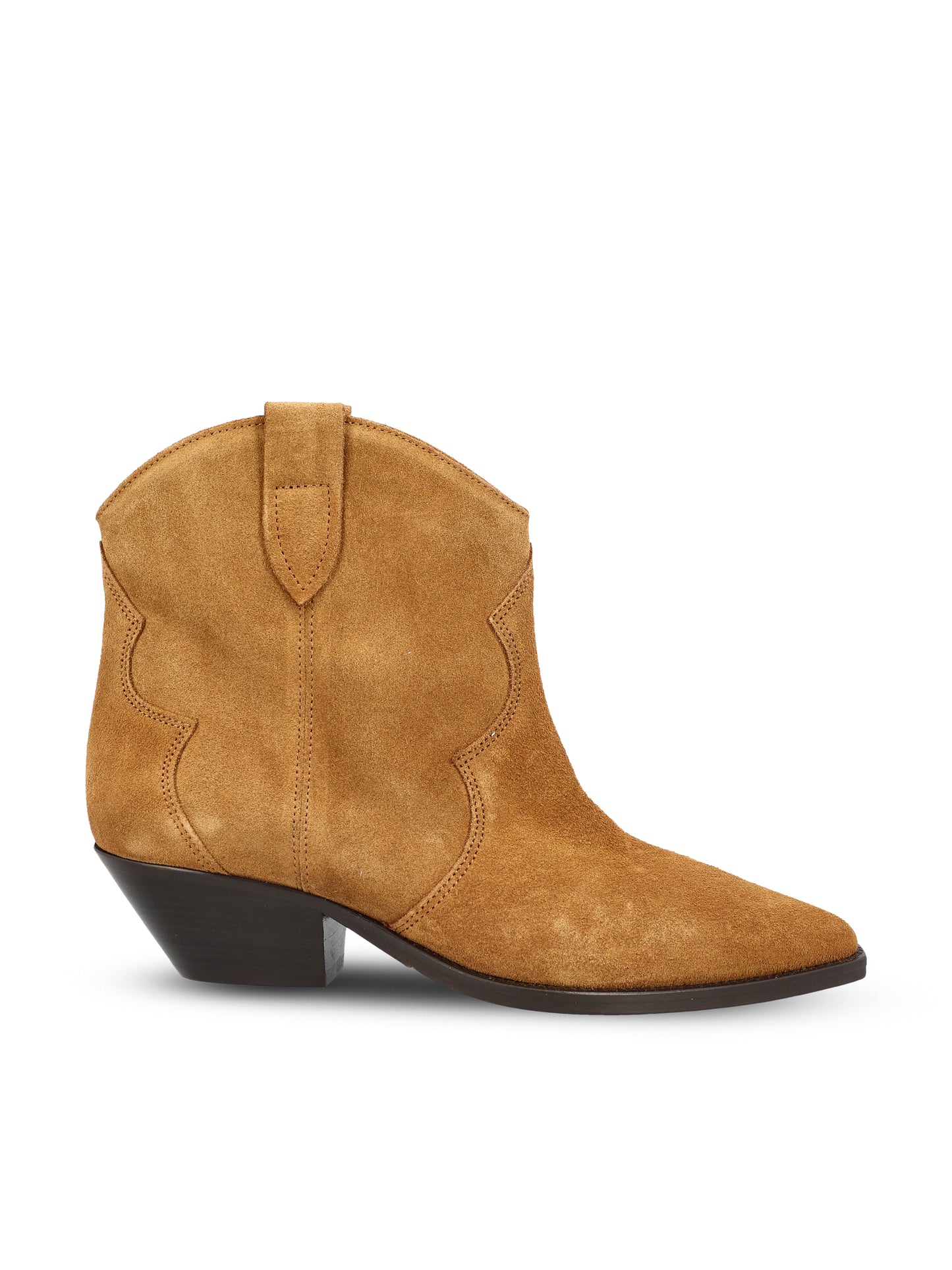 Stivali da cowboy in pelle di vitello scamosciata<BR/> 23PBO0002FA-A1A03S 50CO ISABEL MARANT 