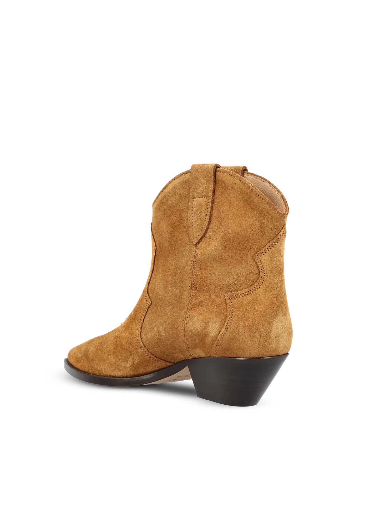 Stivali da cowboy in pelle di vitello scamosciata<BR/> 23PBO0002FA-A1A03S 50CO ISABEL MARANT 