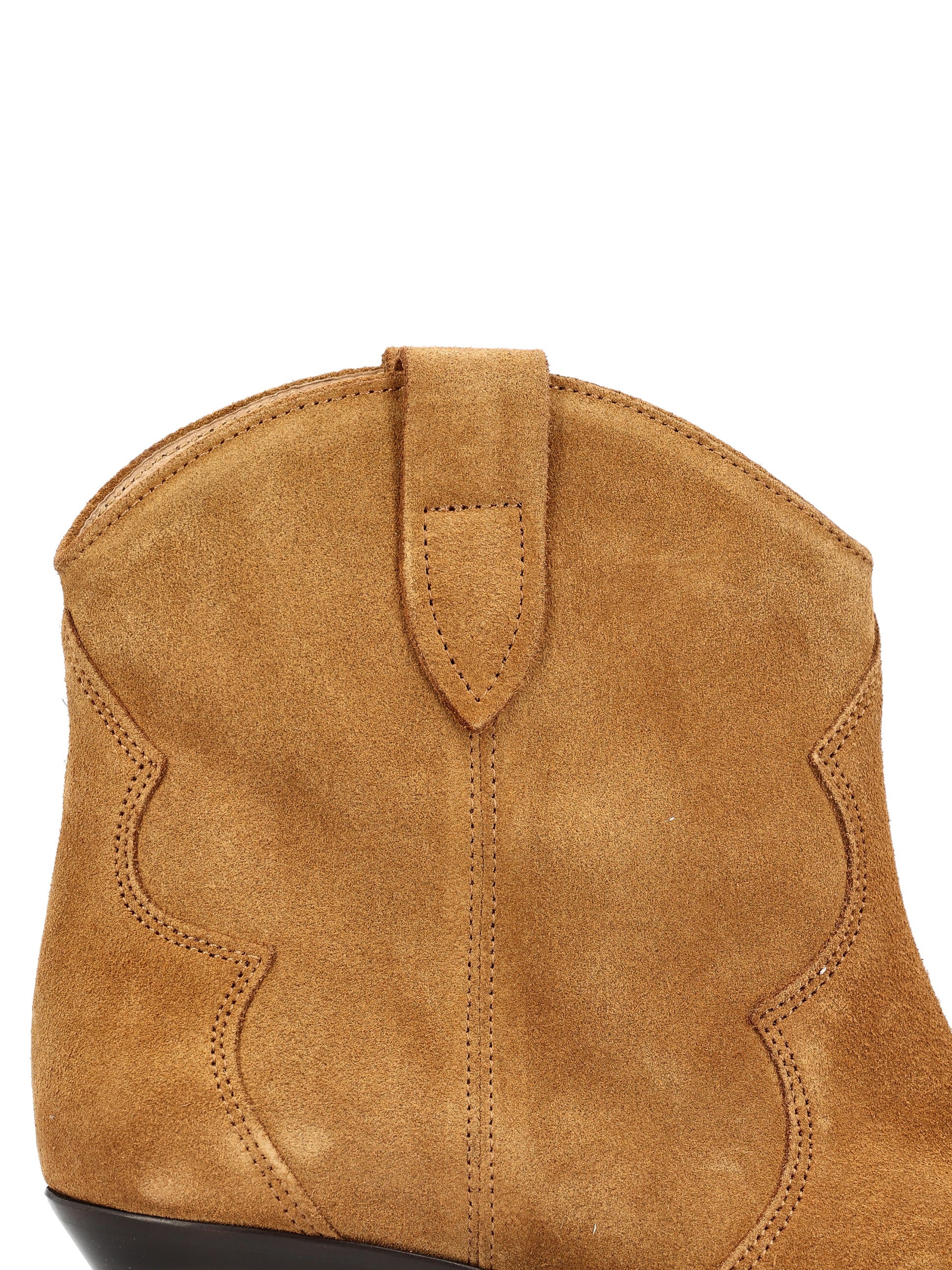 Stivali da cowboy in pelle di vitello scamosciata<BR/> 23PBO0002FA-A1A03S 50CO ISABEL MARANT 