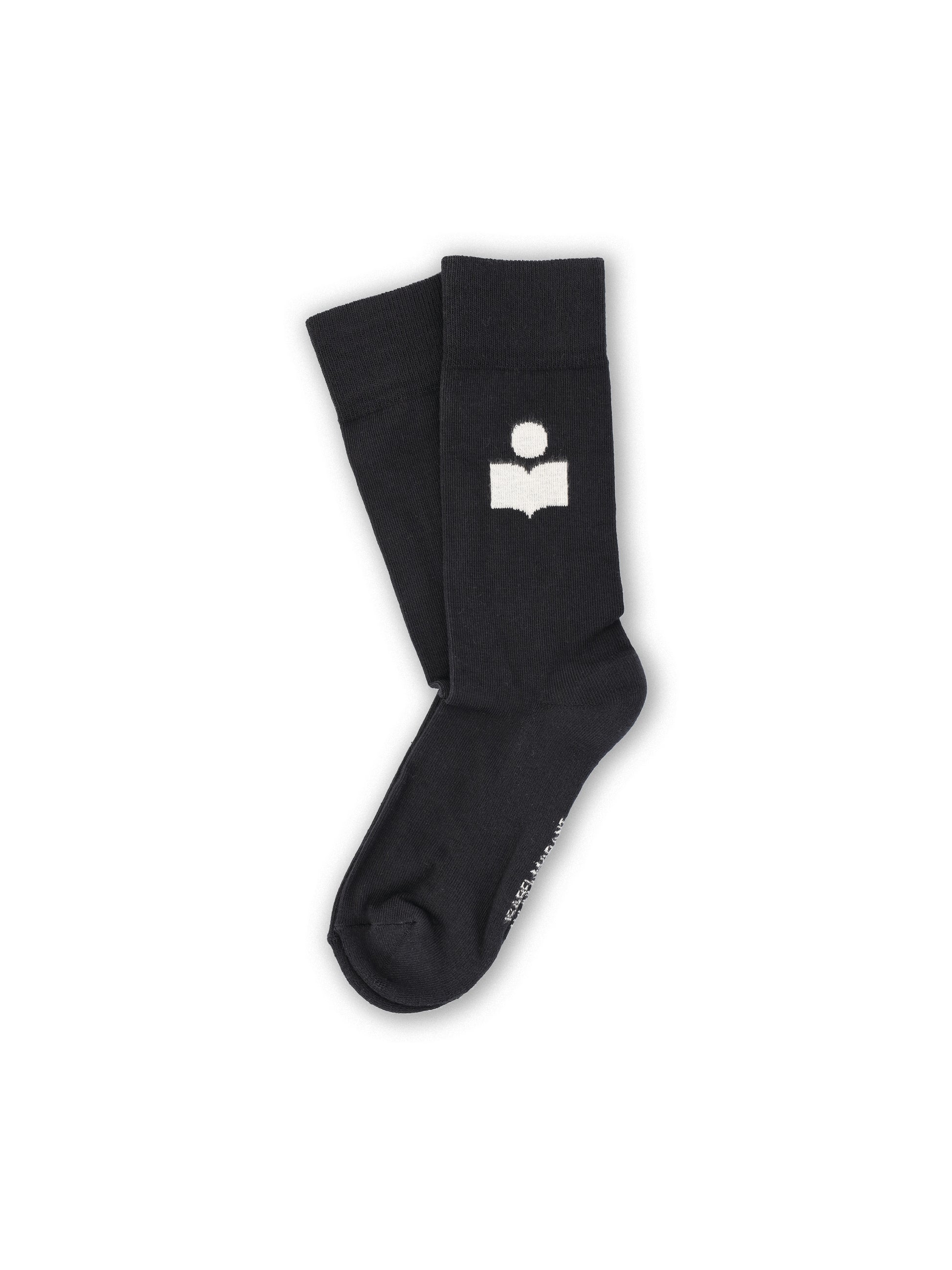 Calzini regolare in cotone. 23PCT001JHA-A1C03J 01BK ISABEL MARANT 