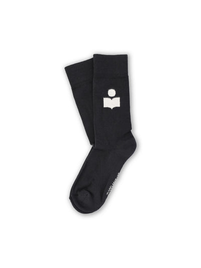 Calzini regolare in cotone. 23PCT001JHA-A1C03J 01BK ISABEL MARANT 