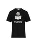 T-Shirt in cotone. 24PTS0001FB-A1N10E 01BK ISABEL MARANT ETOILE 